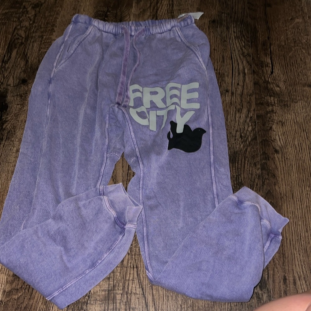 Free City Distressed Sweat pants brand new! With tags